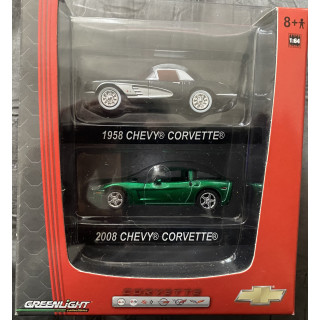 Green Machine 2 Pack 08 corvette