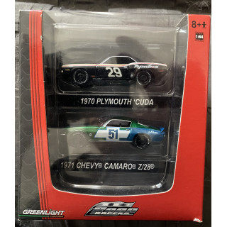 Green Machine 2 Pack. 1971 Camaro Z28
