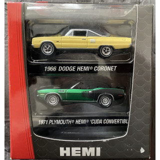Green Machine 2 Pack. 1971 Plymouth Hemi Cuda