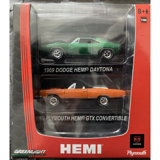Green Machine 2 Pack.  1969 Dodge Daytona