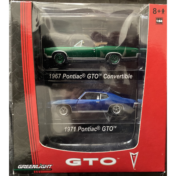 Green Machine 2 Pack.  1967 Pontiac GTO
