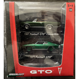 Green Machine 2 Pack.  1971 Pontiac GTO