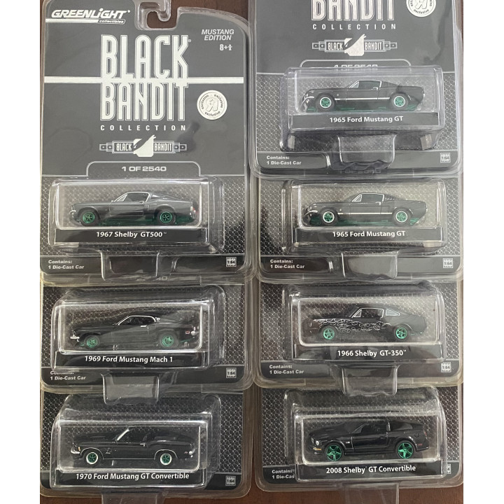 Black Bandit Green Machine Set (Mustangs)