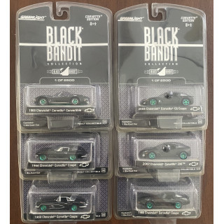 Black Bandit Green Machine Set (Corvettes)