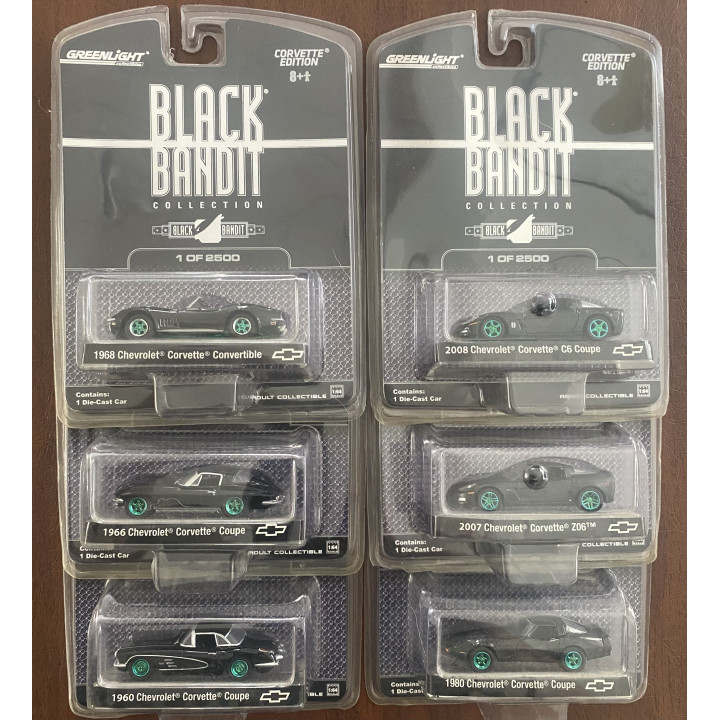 Black Bandit Green Machine Set (Corvettes)