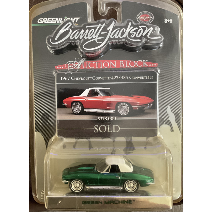 Barrett Jackson Auction Block 67 corvette