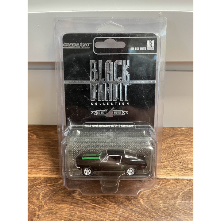 Black Bandit 1968 Ford Mustang GT 2+2  Fastback