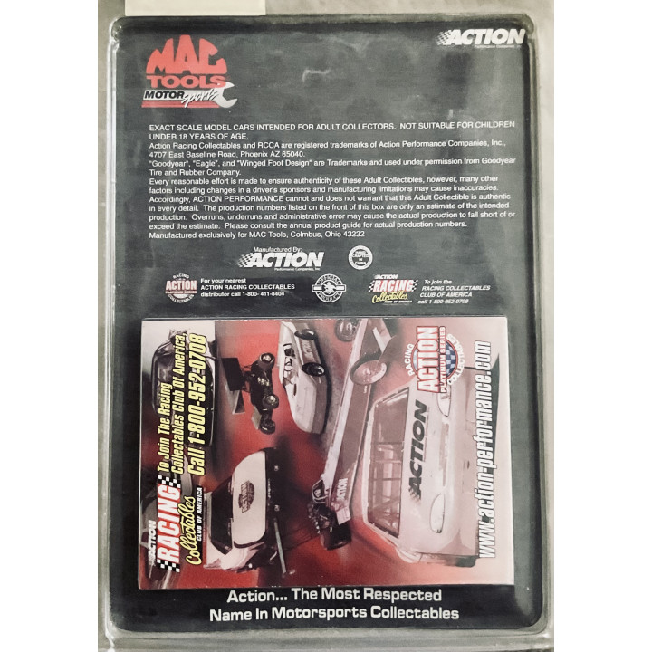 Action Limited Edition Mac Tools Motor Sports